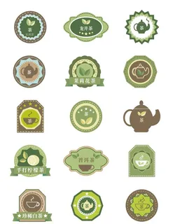 茶标签图片