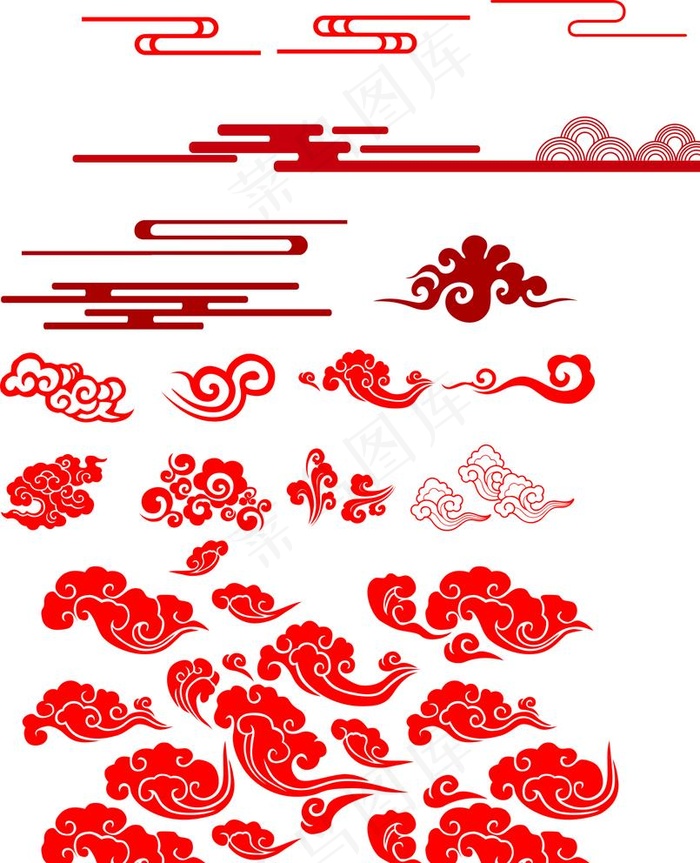 祥云图片cdr矢量模版下载