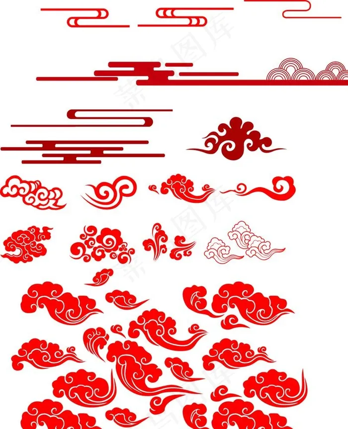 祥云图片cdr矢量模版下载