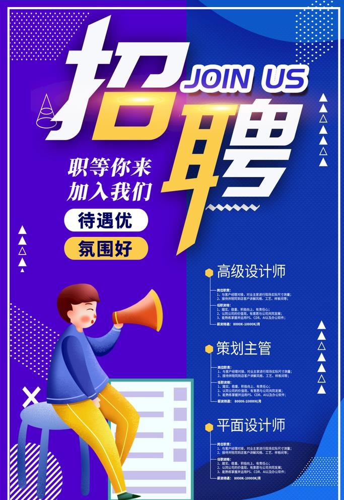 招聘图片(1024x1536)psd模版下载