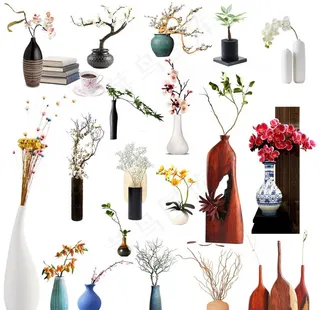 中式花瓶免抠图片