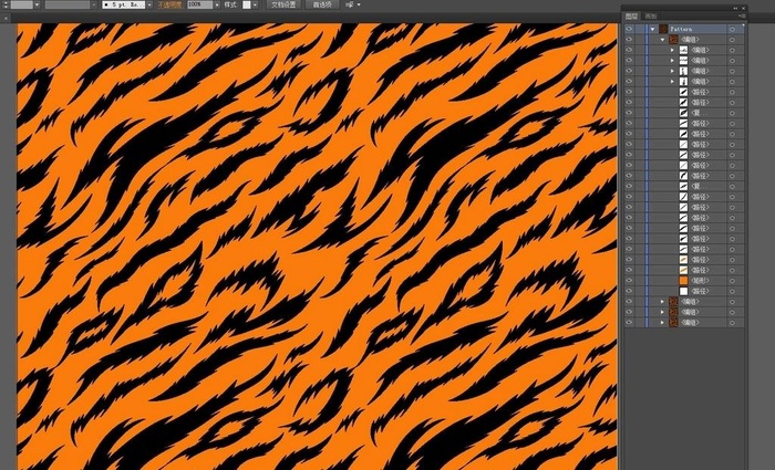 唯美闪电虎纹无限循环图片