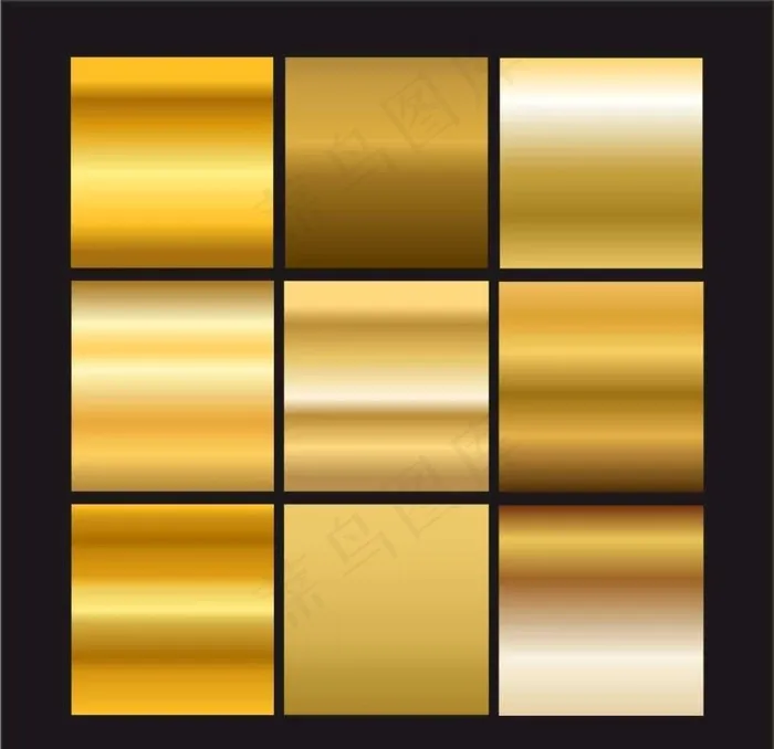 金色图片cdr矢量模版下载