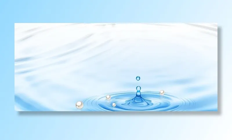 水滴素材图片(1920x900)psd模版下载