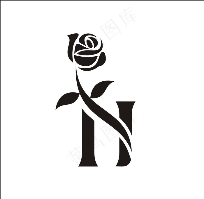 花LOGO图片cdr矢量模版下载