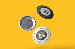 胸针胸章样机图片