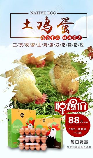 土鸡蛋图片