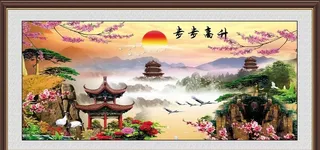 步步高升装饰画图片