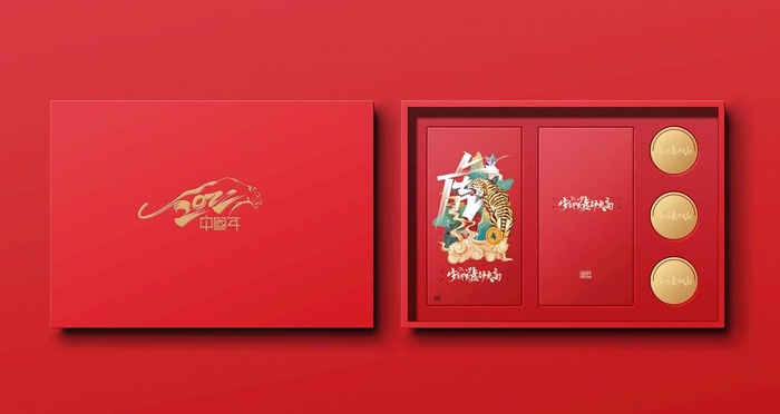 新春红包套装样机图片