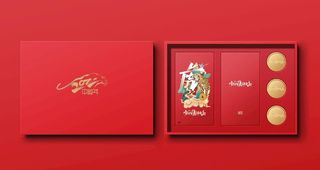 新春红包套装样机图片