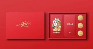 新春红包套装样机图片