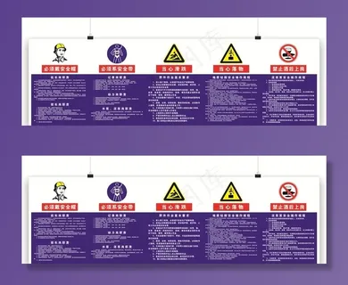 现场工地安全标识及岗位职责制度图片 现场工地安全标识及岗位职责制度图片