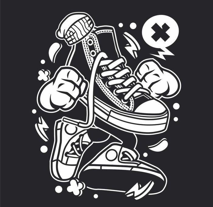 卡通新潮图案 图片