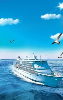 游轮背景图片