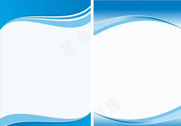 蓝色展板  名片  卡片底板图片cdr矢量模版下载