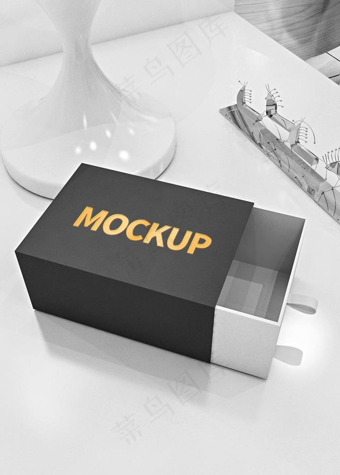 抽拉式包装样机图片