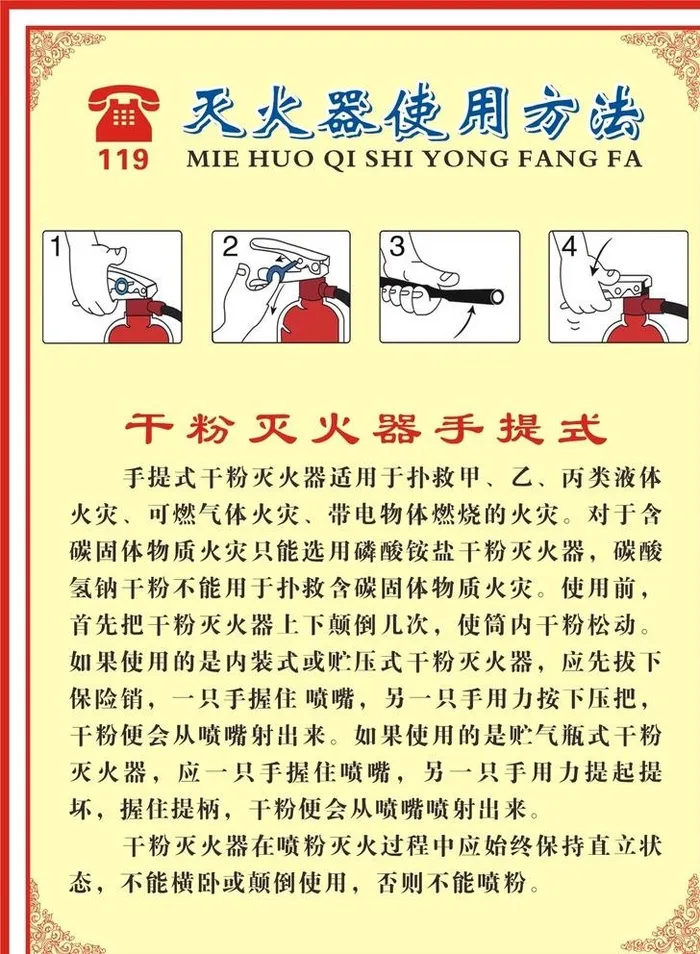 灭火器图片