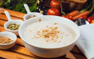 肉松燕麦粥图片