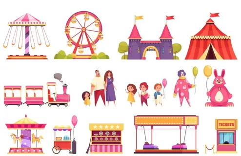 卡通游乐园图片