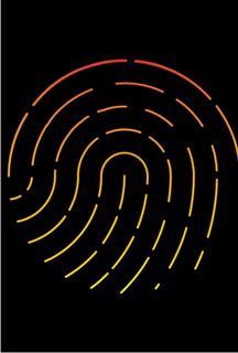 指纹矢量文件图片