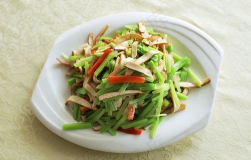 芹菜豆腐干图片