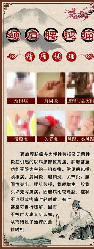 颈肩腰腿痛图片