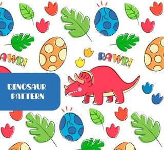 三角龙恐龙蛋背景图片