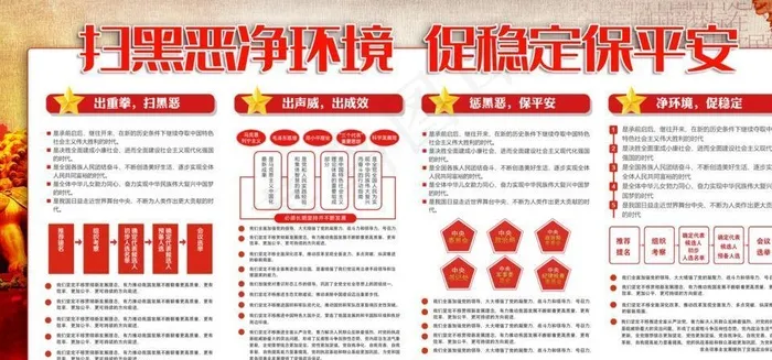 扫黑图片psd模版下载
