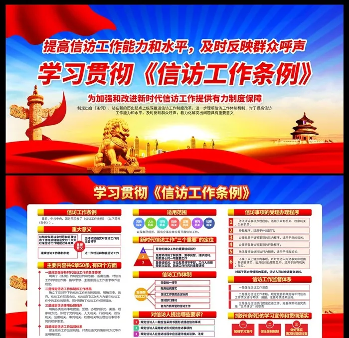 信访工作条例图片(5906x2953)psd模版下载