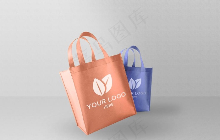 手提袋样机图片psd模版下载