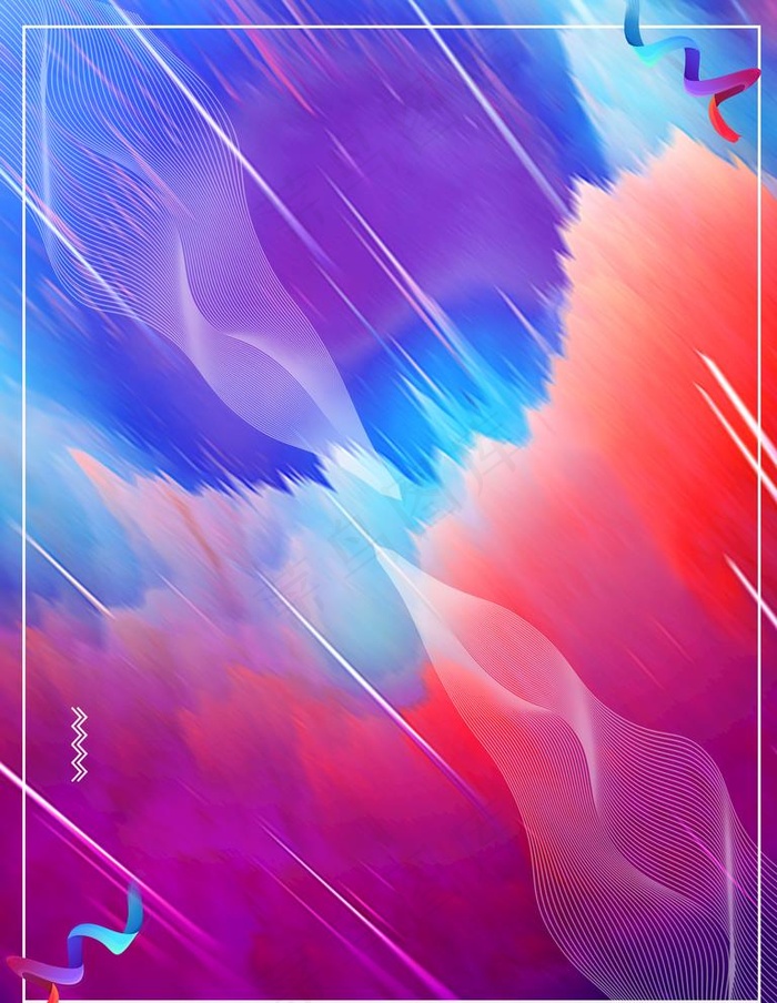 紫色炫酷科技背景图片