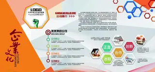 企业文化展板图片