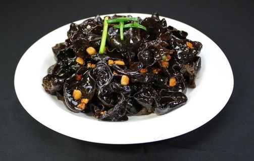 肉沫烧木耳图片