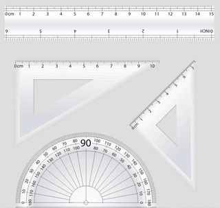 直尺 角尺 尺子 直尺素材图片