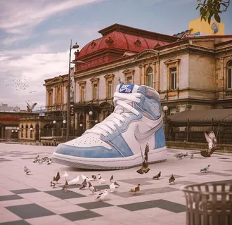 耐克鞋合成图图片