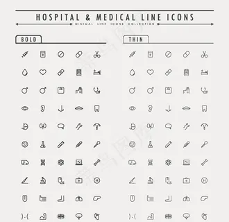 简约医疗图标图片 简约医疗图标图片
