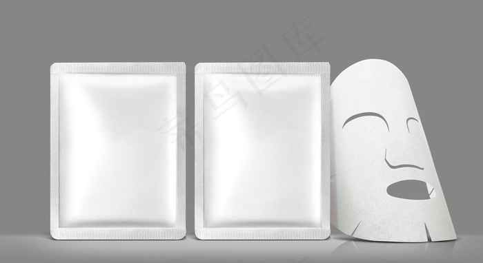 空白面膜包装 铝箔袋图片