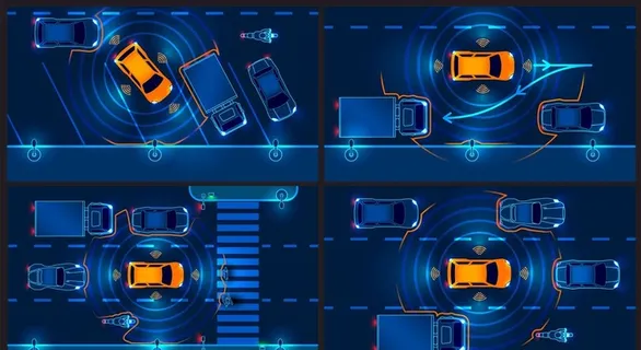 汽车交通智能防撞系统图片