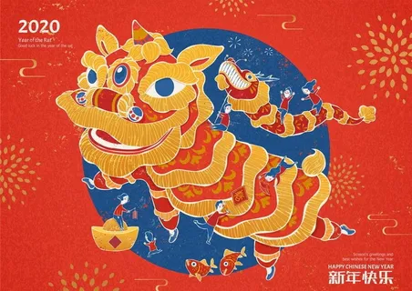 虎年新春插画   图片 虎年新春插画   图片