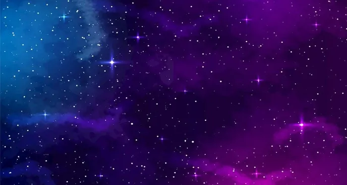 星空背景图片ai矢量模版下载