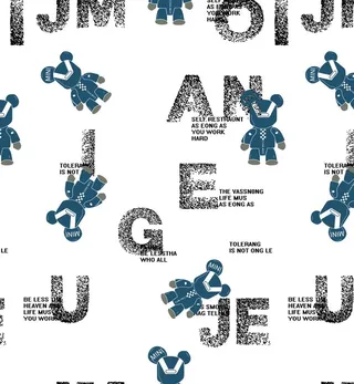 暴躁熊字母图片