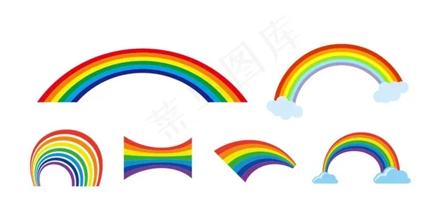 卡通彩虹 图片