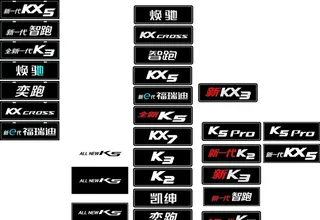 起亚全系车牌 高清 K3 K2图片