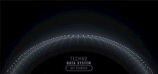 黑色圆点科技背景图片