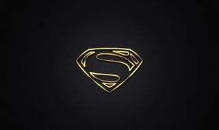 超人 黑色电脑壁纸图片