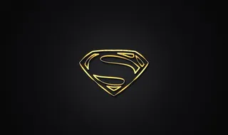 超人 黑色电脑壁纸图片