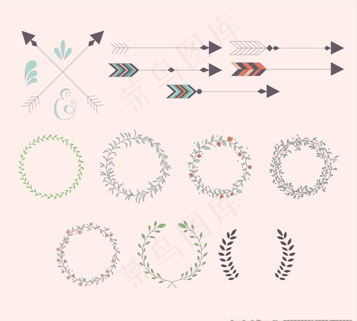 花环  箭头图片