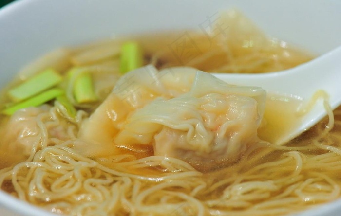 海鲜云吞面图片