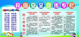 校园安全宣传栏图片