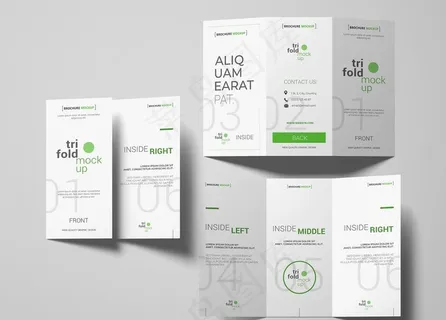 三折页样机效果图图片
